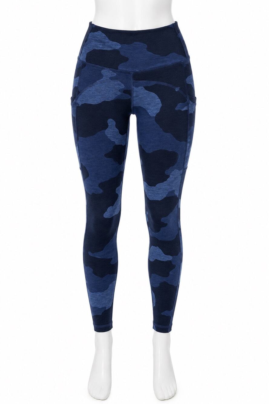 Offline by Aerie Blue Camo High Rise Pocket Leggings XL